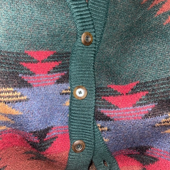 Vintage STRUCTURE L men’s 100% wool cardigan /sweater - Picture 7 of 10